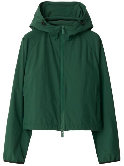 Burberry classic-hood zip-up jacket Women