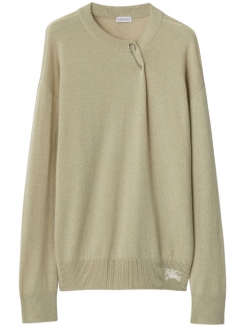 Burberry paperclip-detail cashmere jumper Women