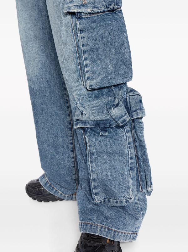 Amiri Baggy Wide-leg Jeans in Blue for Men