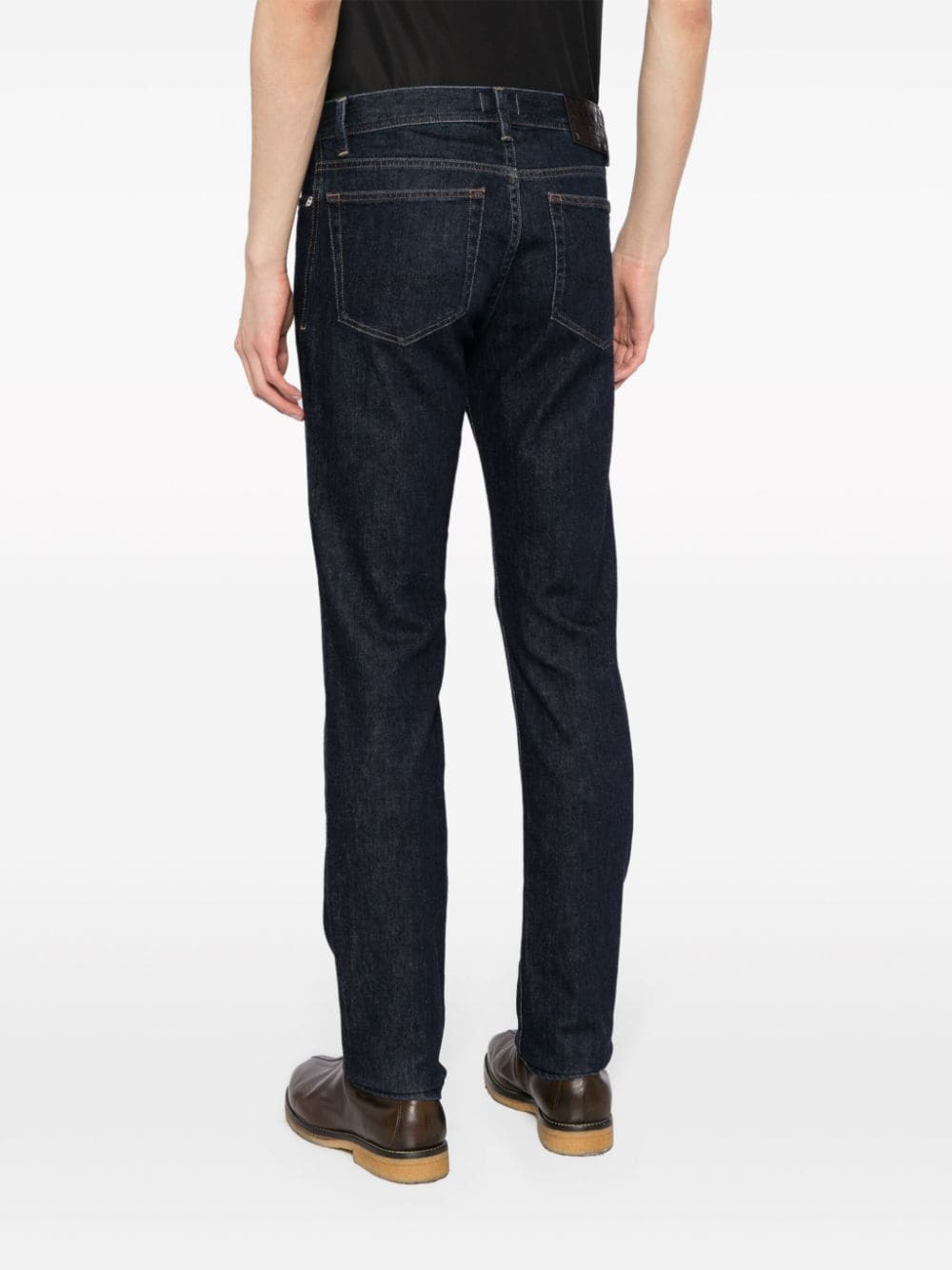 Shop Brioni Meribel Slim-cut Jeans In Blue