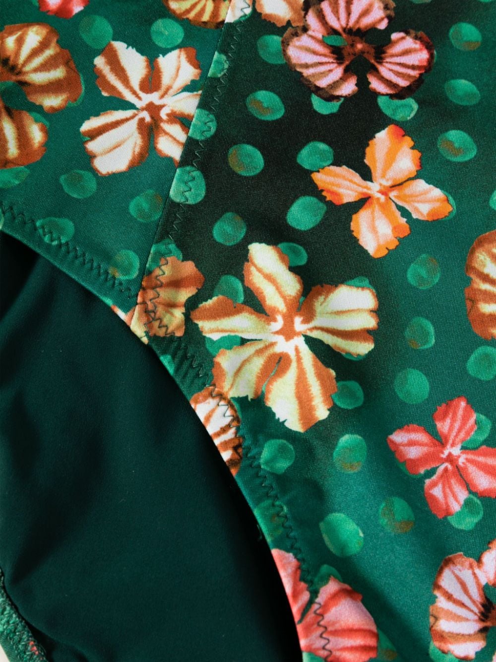 Ulla Johnson Zahara bikinislip met bloemenprint Groen