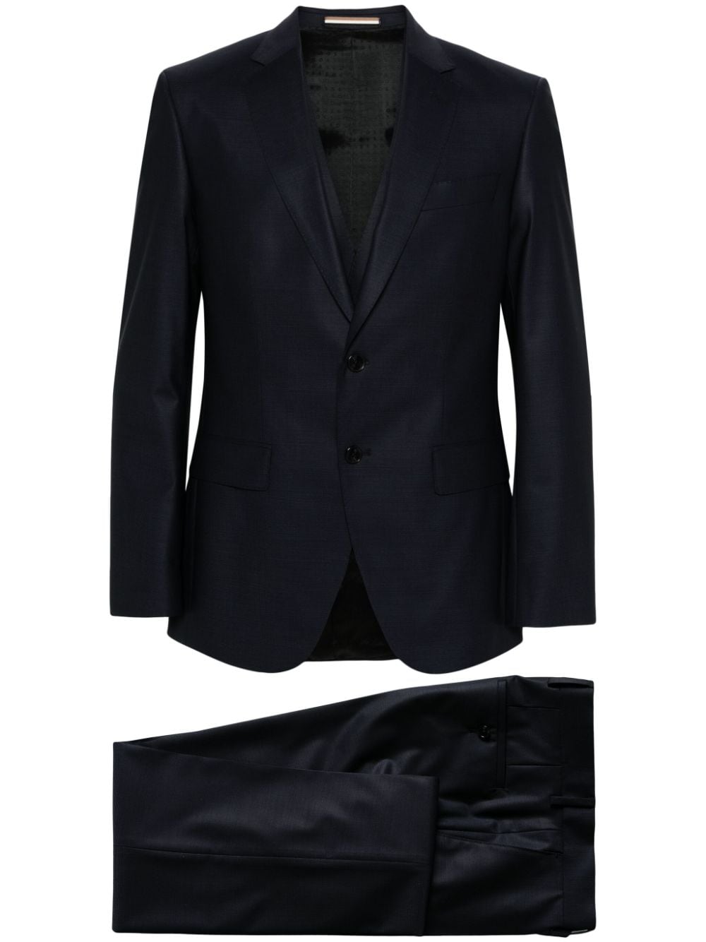 Hugo Boss Single-breasted Suit In Blue