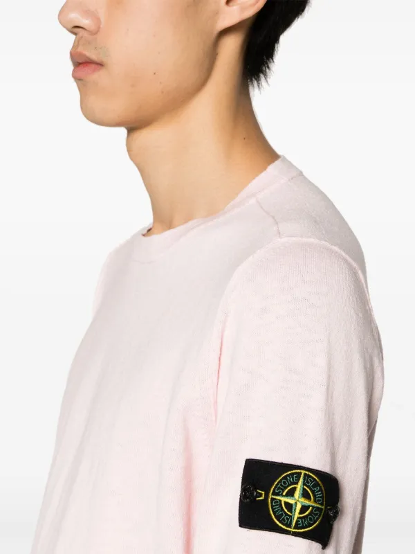 Stone island 2024 pink jumper