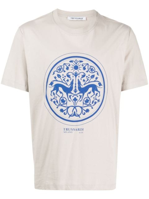 Trussardi medallion-print cotton T-shirt 