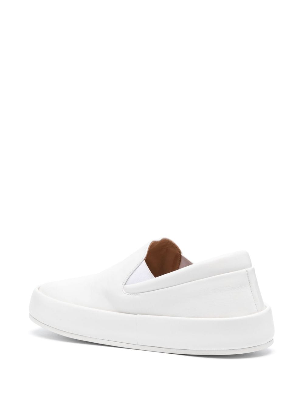 Shop Marsèll Cassapelle Leather Sneakers In White