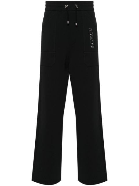 Balmain pantalon de jogging à coupe ample