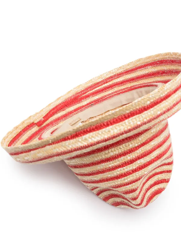 Cult Gaia Magda Straw Bucket Hat | Neutrals | FARFETCH PT display picture 3