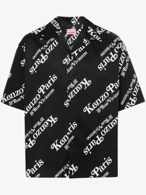 Kenzo 로고 프린트 셔츠