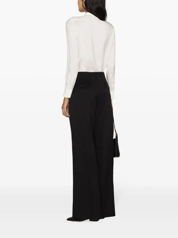 パンツ Golden  Sartorial Plated Flavia Pant Golden Goose Flavia Tailored Palazzo Pants | Black | FARFETCH