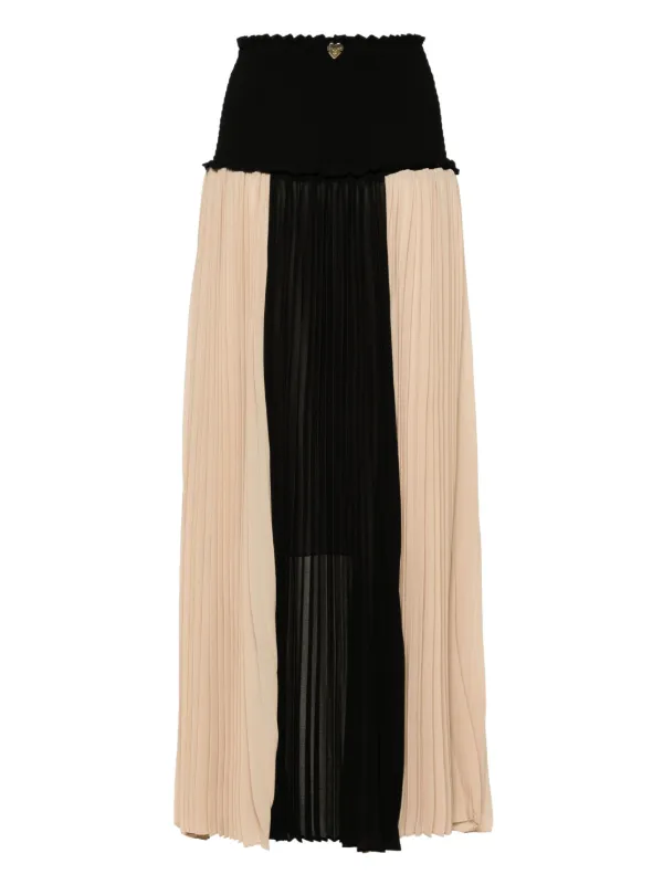 strapless open back dress Color Block Pleated Cami Maxi Dress | Women's Dresses