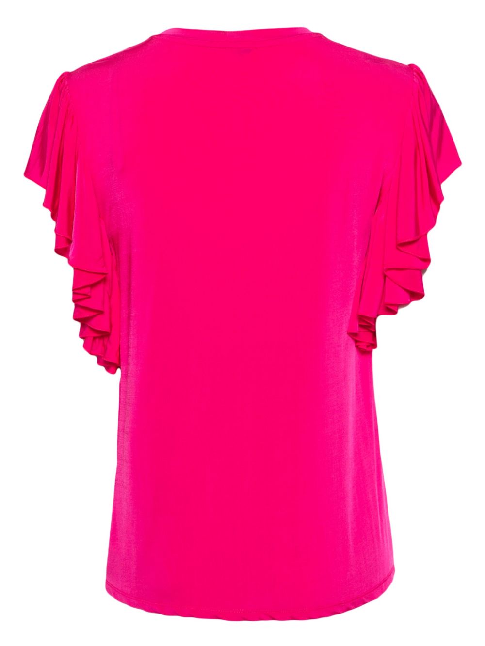 TWINSET logo-embellished ruffed blouse - Roze