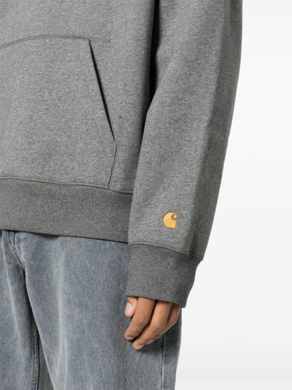 Carhartt WIP Hoodie van katoenmix Grijs