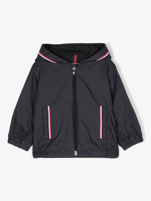 Moncler Enfant chamarra capitonada con cierre