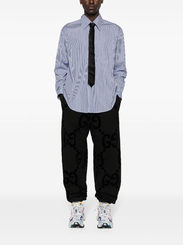 Gucci GG-flocked Cotton Track Trousers - Farfetch