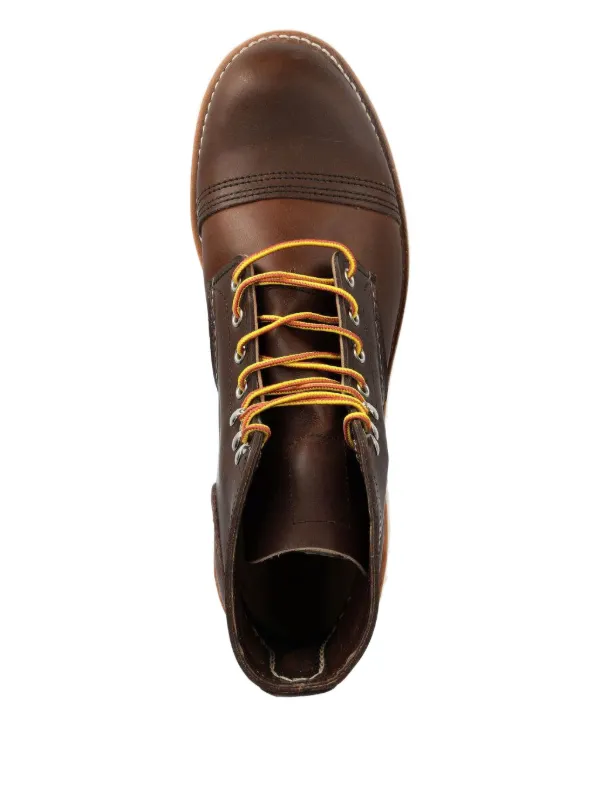 Red Wing Shoes キャップトゥ ブーツ | ブラウン | FARFETCH JP