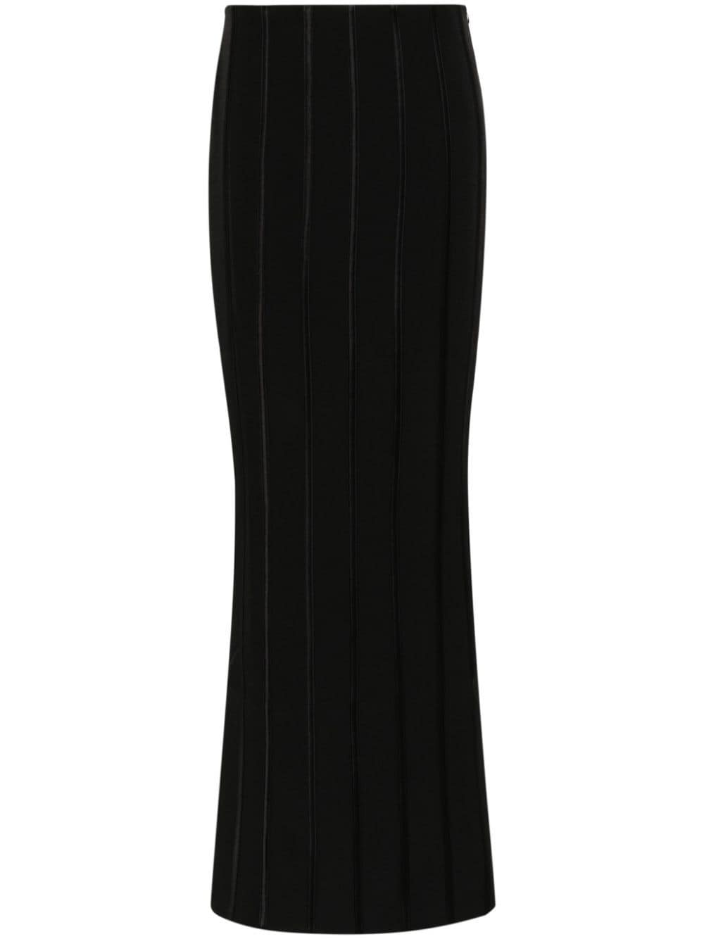 Shop Retroféte Briar Low-rise Maxi Skirt In Black