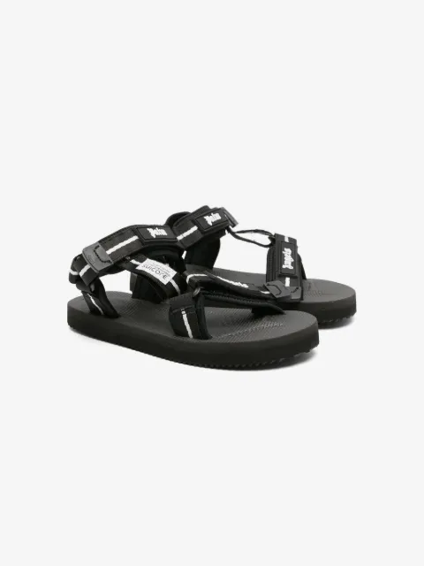 Palm Angels Kids x Suicoke logo-appliqué sandals