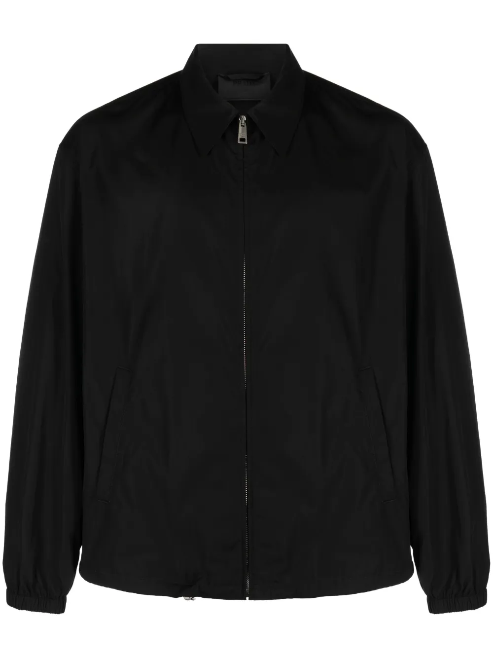 Prada Shirtjack met rits Zwart