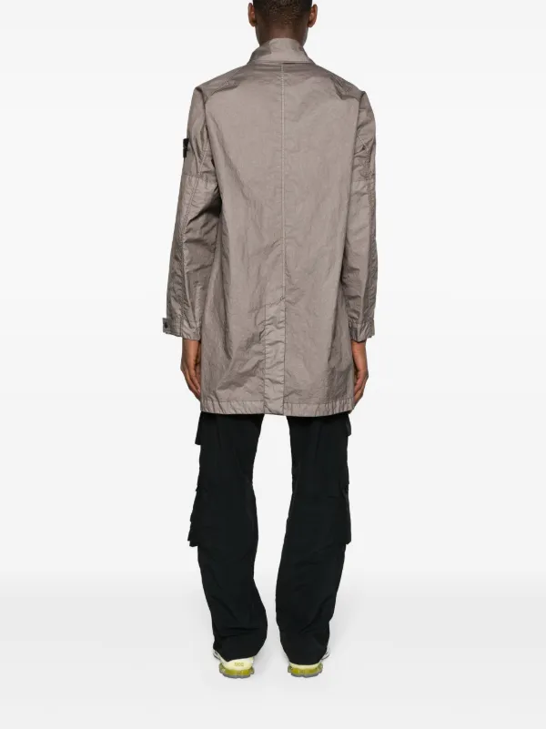 Stone island micro hot sale reps trench coat