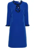 P.A.R.O.S.H. Puppy sequin-embellished shift dress - Blue