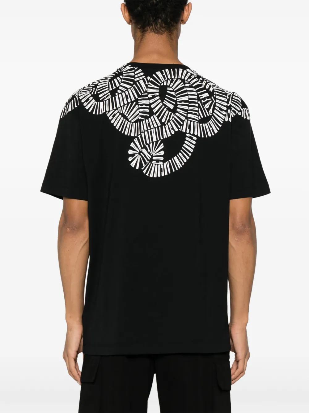 Marcelo Burlon County Of Milan T shirt Snake Wings Nero FARFETCH IT