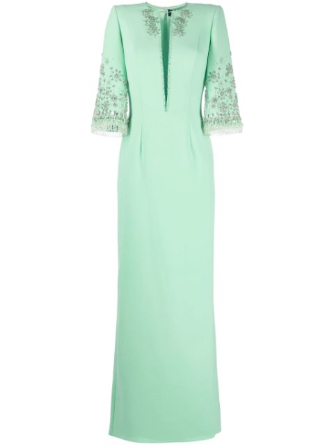 Jenny Packham Sandrine bead-embellished dress Women