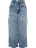 ISABEL MARANT Tilauria stonewashed denim skirt - Blue