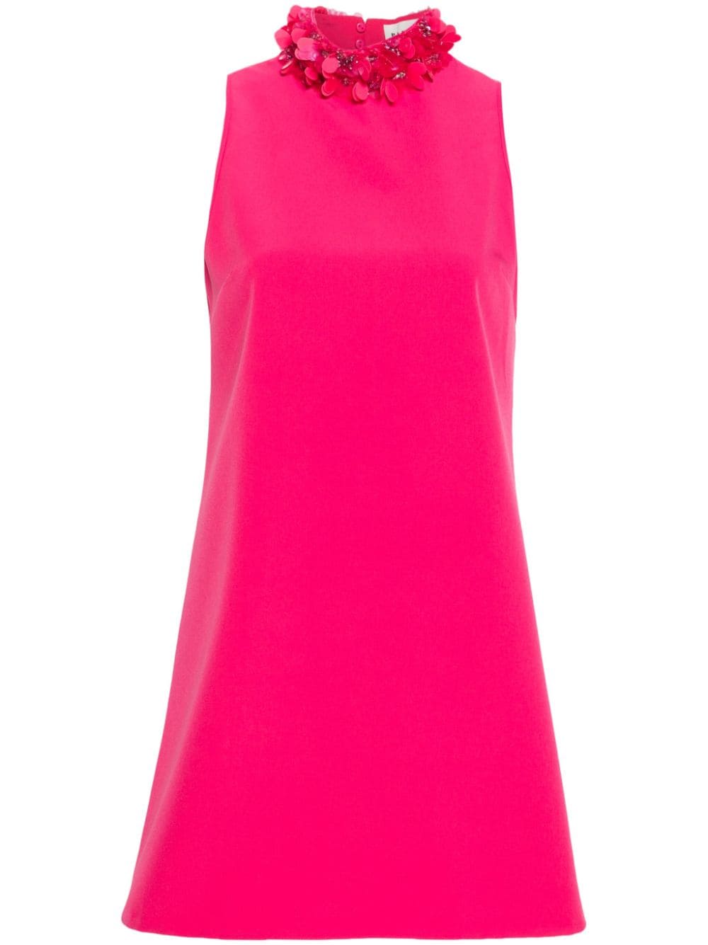 P.a.r.o.s.h Sequin-embellished Flared Dress In Pink