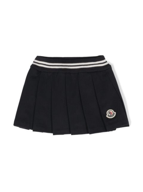 Moncler Enfant pleated cotton skirt
