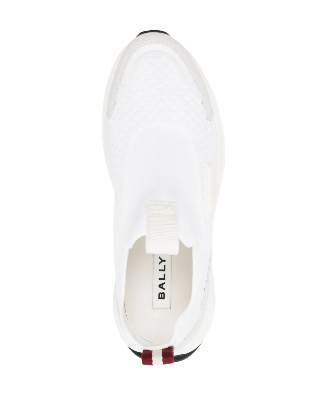 Shop Bally Dewan Slip-on Sneakers In White