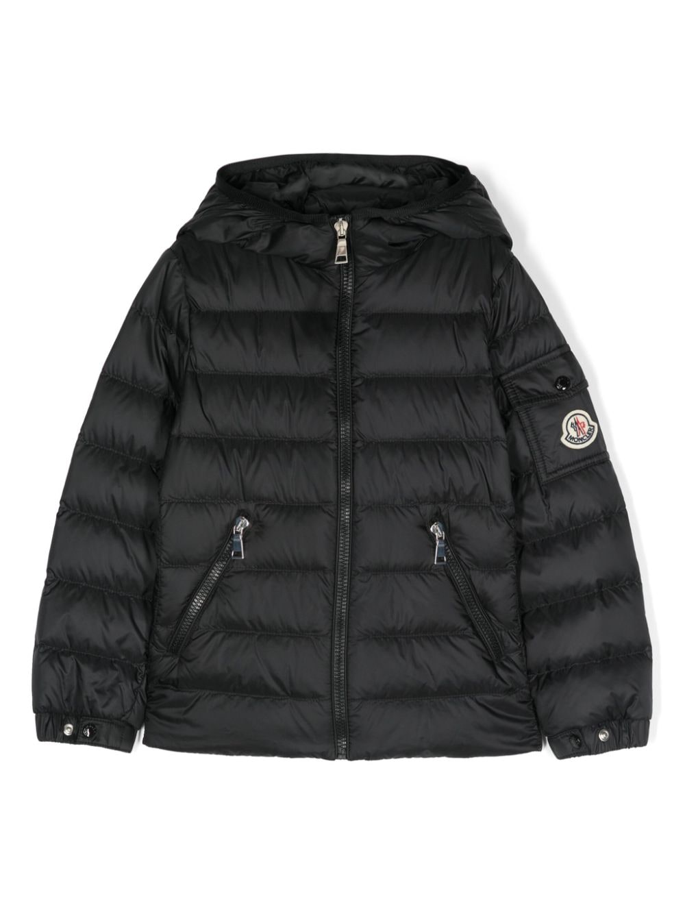 Image 1 of Moncler Enfant quilted hooded jacket