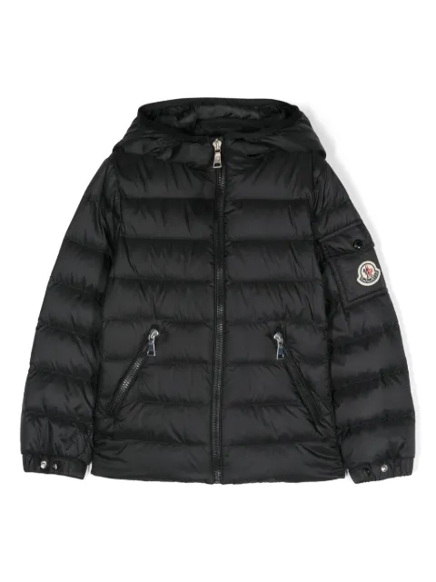 Moncler Enfant quilted hooded jacket