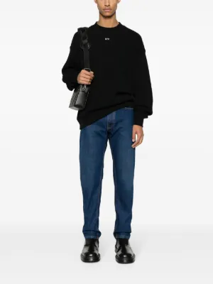 [Off-White] ロゴ エンブロイダリー スウェットシャツ Off-White（オフホワイト）メンズ スウェットシャツ - FARFETCH