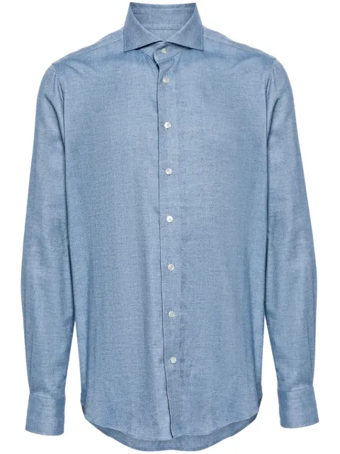 N.Peal plain long-sleeve shirt 