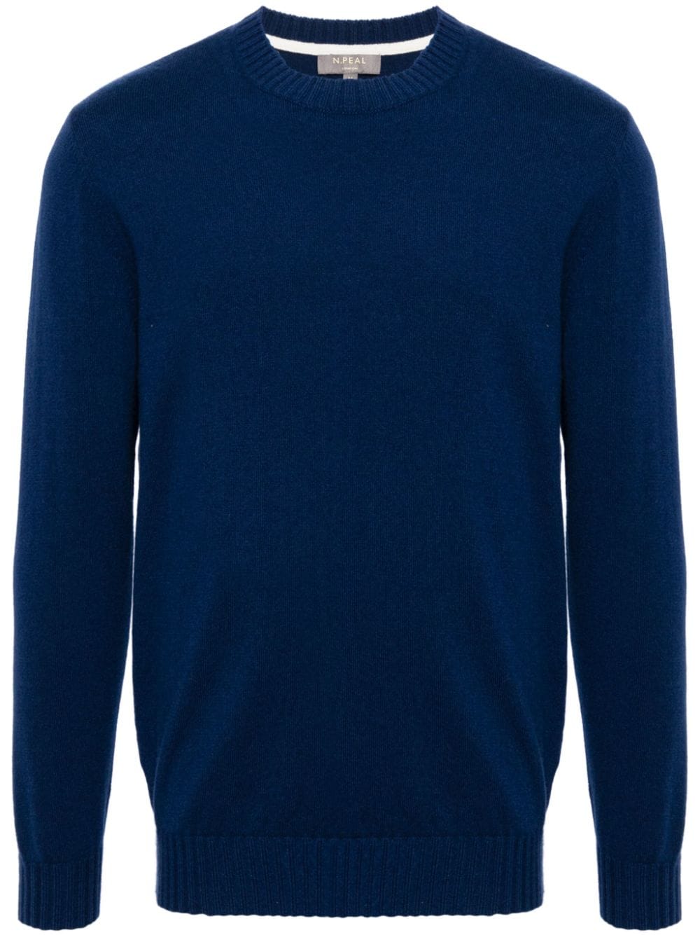 N•peal Crew-neck Cashmere Jumper In Blue
