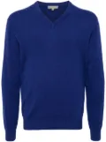 N.Peal Burlington V-neck jumper - Blue