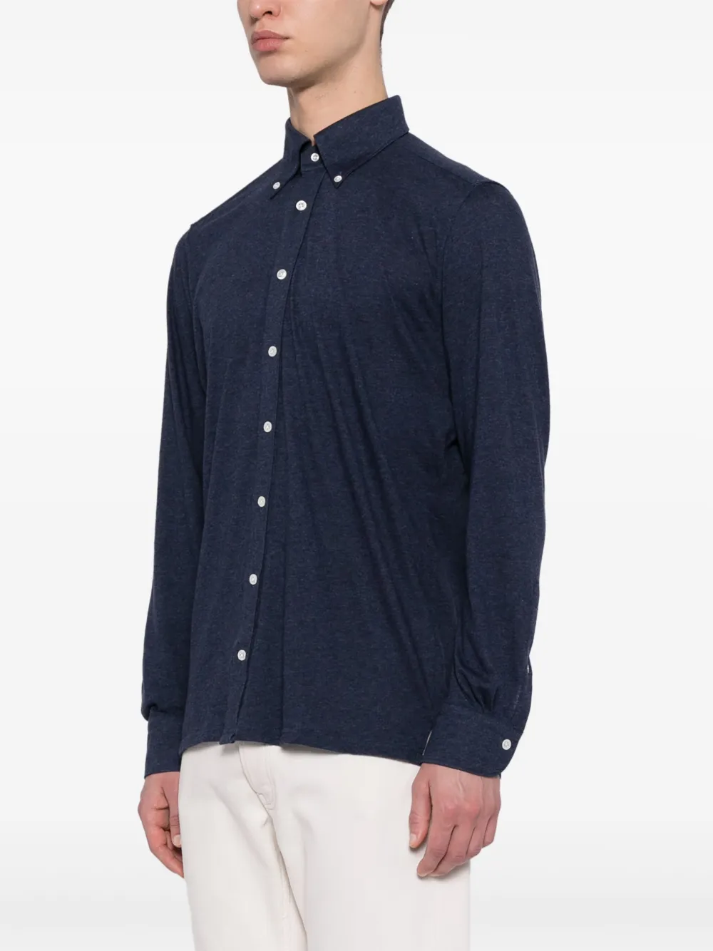 N.Peal Button-down overhemd Blauw