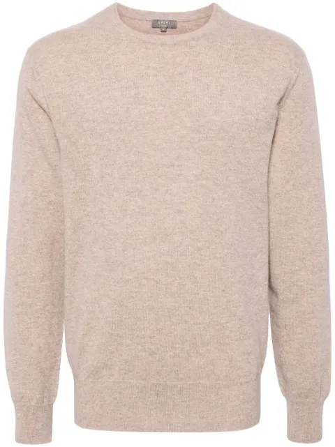 N.Peal Oxford round-neck jumper