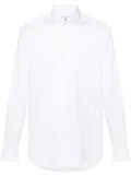 D4.0 plain cotton shirt - White