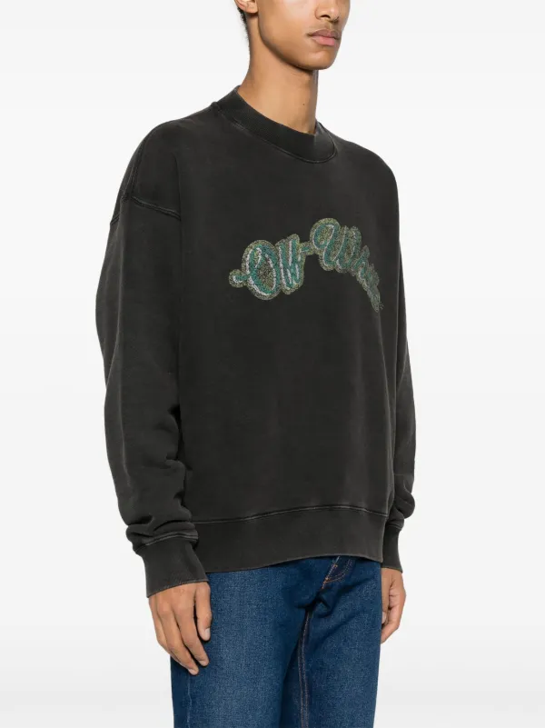 Off-White Bacchius スウェットシャツ Off-White Bacchus-print Cotton Sweatshirt | Black | FARFETCH