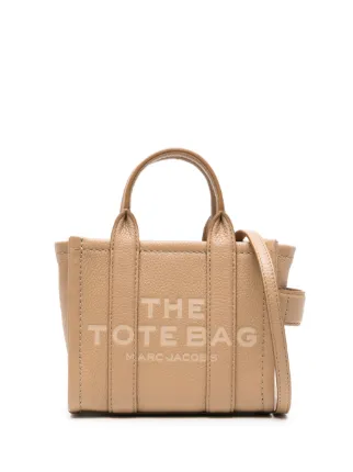 MARC JACOBS The Tote Bag レザー ミニ トート Marc Jacobs The Mini Leather Tote Bag | Brown | FARFETCH CA