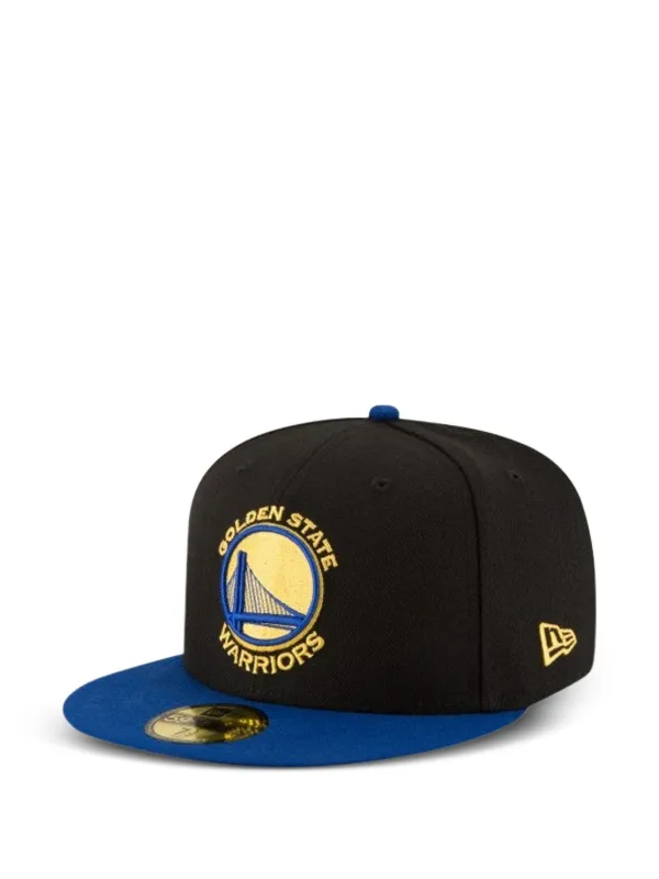 NEW ERA CAP x NBA 59Fifty Fitted Golden State Warriors Cap | Black 