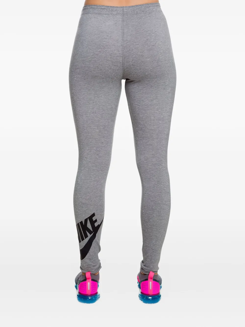 Nike High-waist legging met logo Grijs