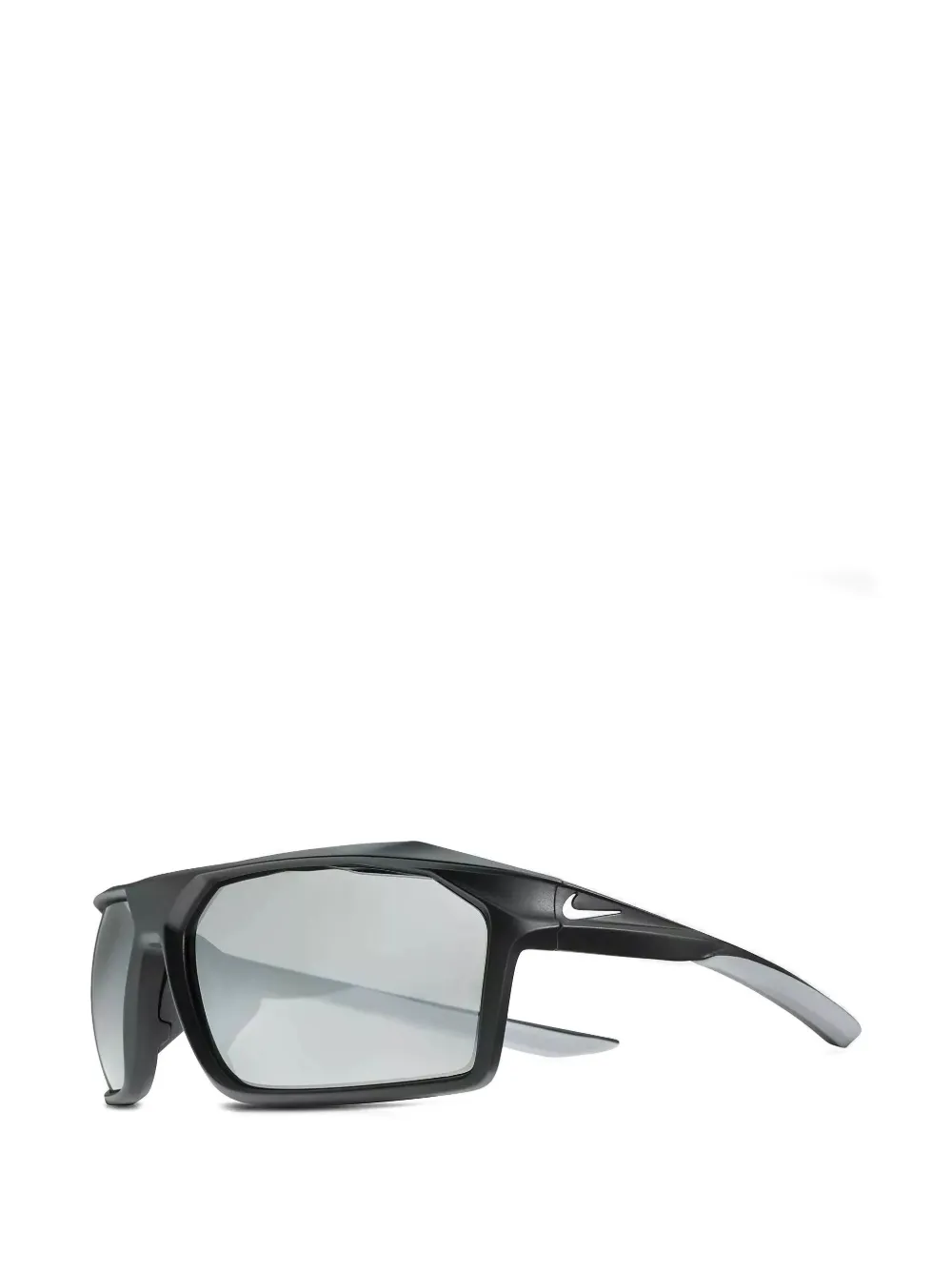 Nike Traverse Geometric-frame Sunglasses In Black