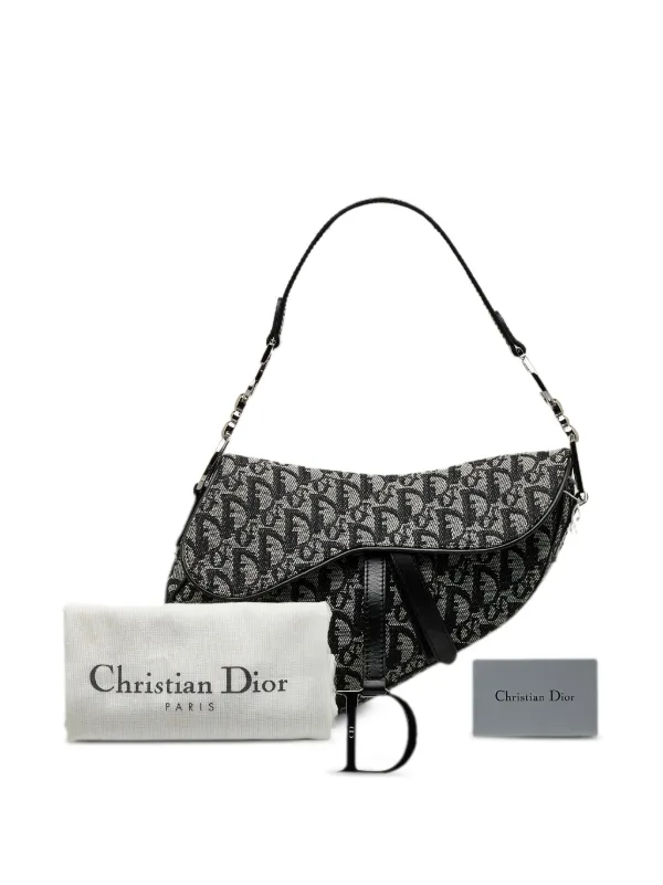 Christian Dior Pre Owned 2005 pre owned Medium Oblique Saddle Bag