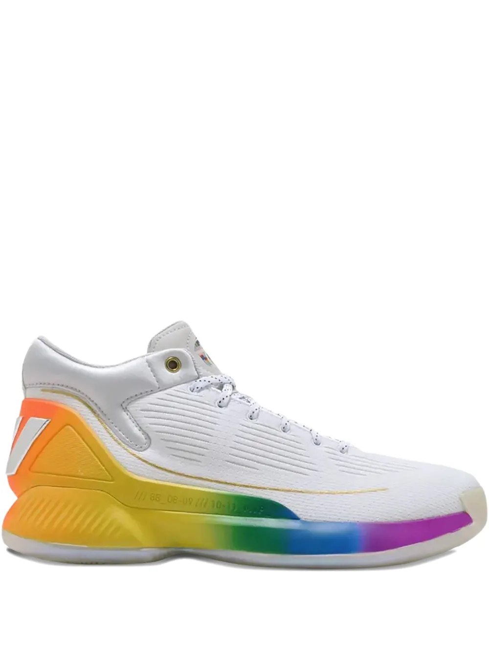 adidas D Rose 10 "Pride Pack - Footwear White" sneakers - ホワイト adidas D Rose 10 "Pride Pack - Footwear White" sneakers - ホワイト