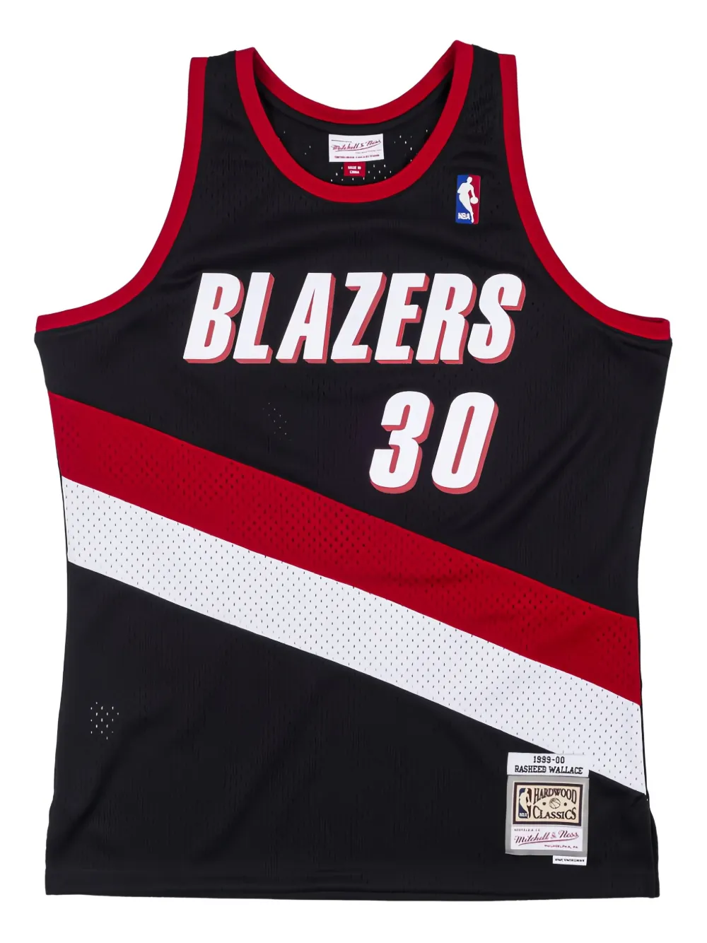Mitchell & Ness x NBA Swingman "Portland Trail Blazers Rasheed Wallace" tank top | Black | Image 1