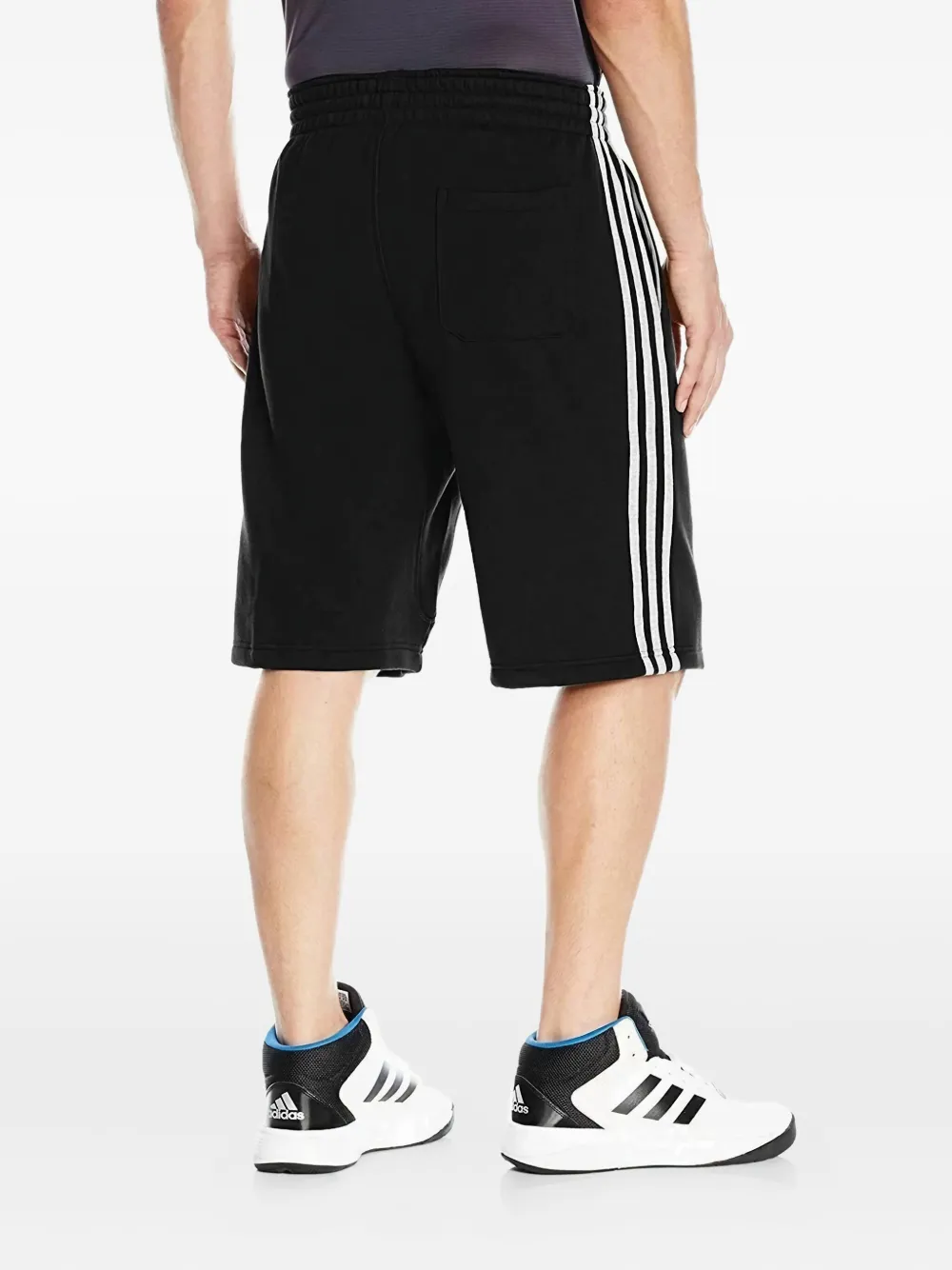 adidas three-stripe shorts Zwart