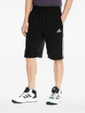 adidas three-stripe shorts - Black