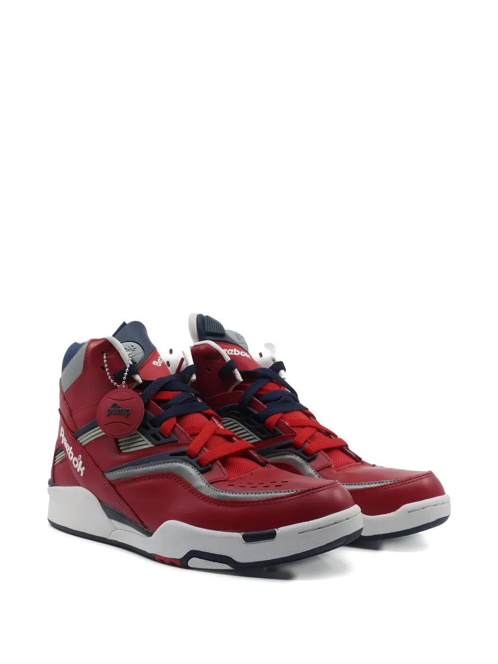 Reebok Twilight Zone Pump Sneakers In Red